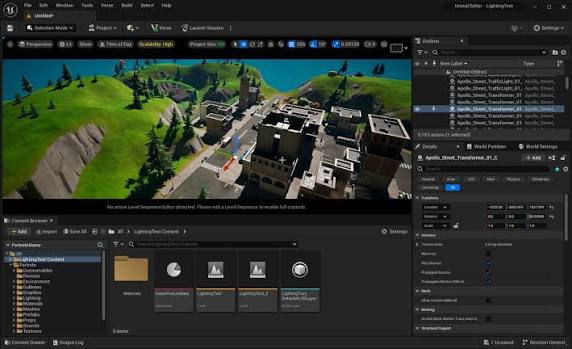Unreal Editor for Fortnite development